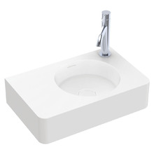 Encanto 470mm Matte White Wall Mounted Basin